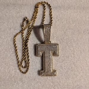 T Pendant  & Necklace